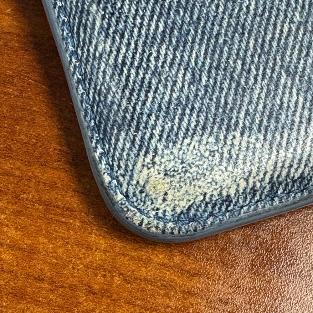 Balenciaga Blue Denim leather Card Holder - Picture 6 of 11